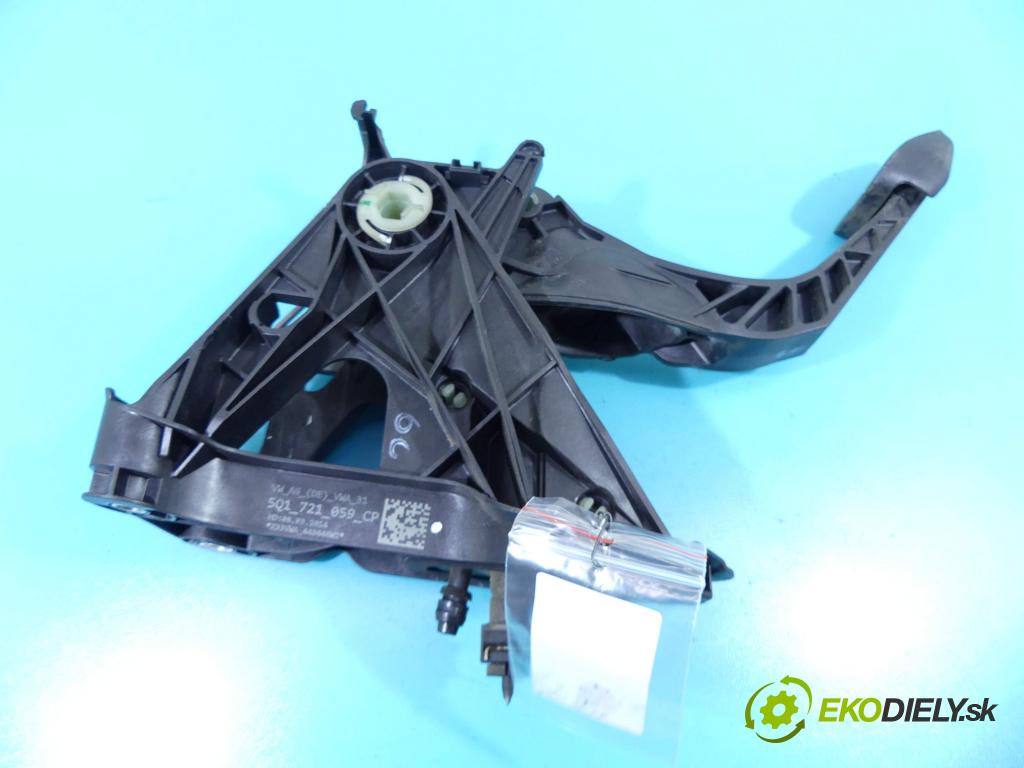 Vw Golf VII 2012-2020 1.4 tsi 122 HP manual 90 kW 1395 cm3 5- pedále 5Q1721059CP (Pedále)