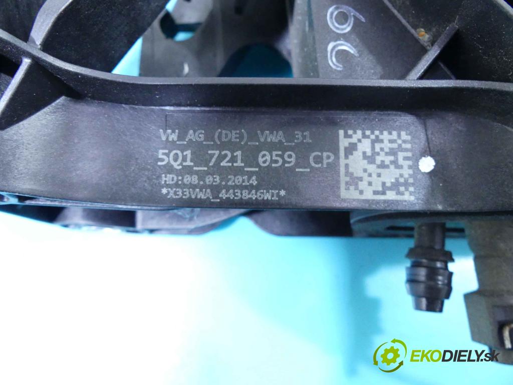 Vw Golf VII 2012-2020 1.4 tsi 122 HP manual 90 kW 1395 cm3 5- pedále 5Q1721059CP (Pedále)