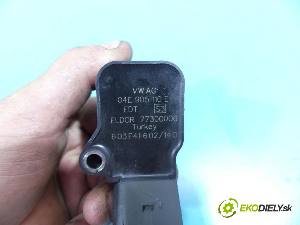 Vw Golf VII 2012-2020 1.4 tsi 122 HP manual 90 kW 1395 cm3 5- cievka zapaľovacia 04E905110E (Zapaľovacie cievky, moduly)