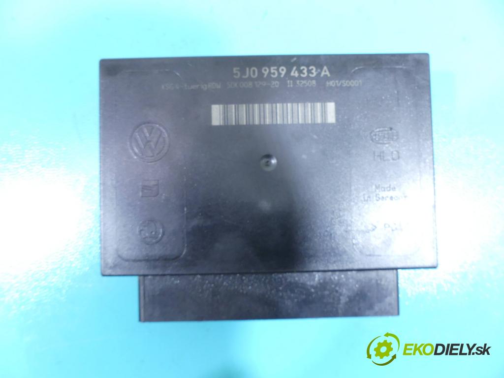 Skoda Fabia II 2007-2014 1.4 tdi 80 HP manual 59 kW 1422 cm3 5- modul riadiaca jednotka 5J0959433A (Ostatné)
