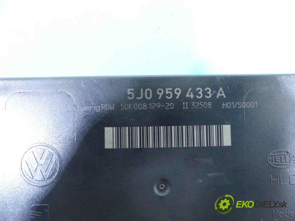 Skoda Fabia II 2007-2014 1.4 tdi 80 HP manual 59 kW 1422 cm3 5- modul riadiaca jednotka 5J0959433A (Ostatné)