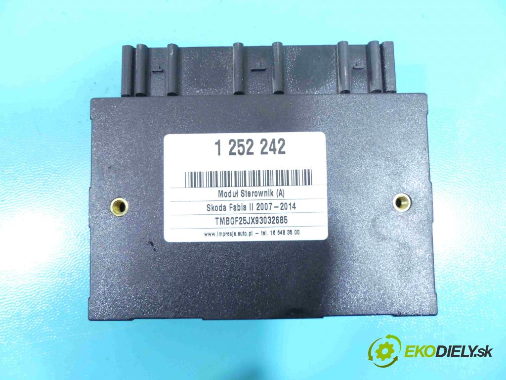 Skoda Fabia II 2007-2014 1.4 tdi 80 HP manual 59 kW 1422 cm3 5- modul riadiaca jednotka 5J0959433A (Ostatné)