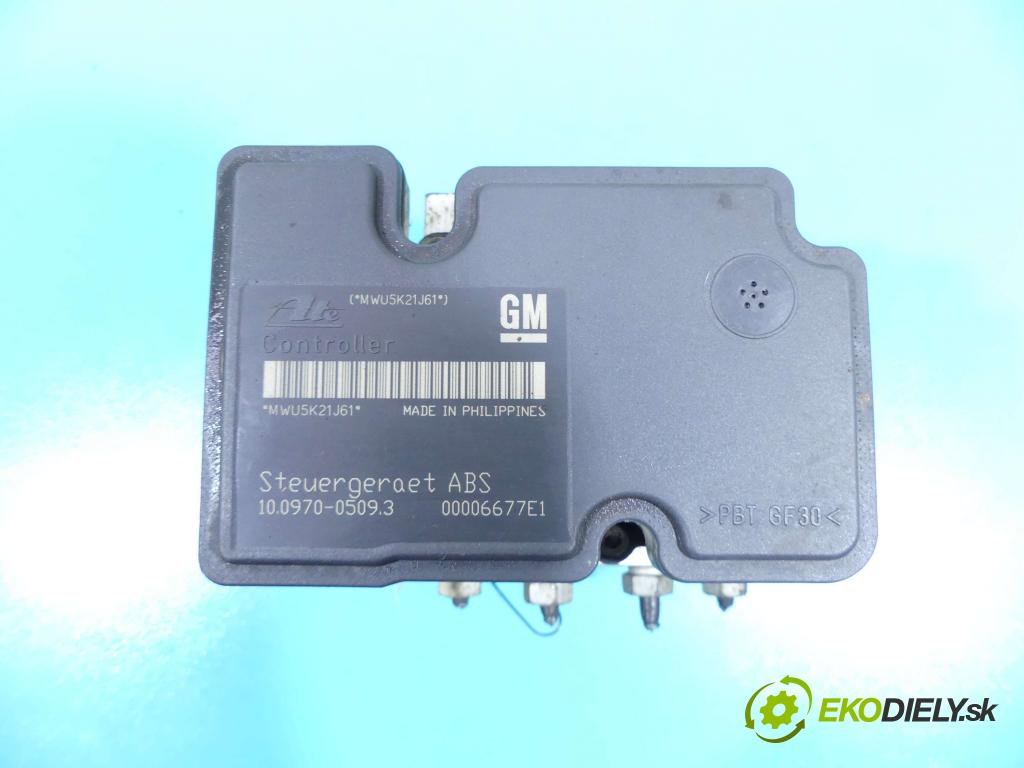 Opel Zafira B 2005-2014 1.9 cdti 101 HP manual 74 kW 1910 cm3 5- čerpadlo abs 100970-05093 (Pumpy ABS)