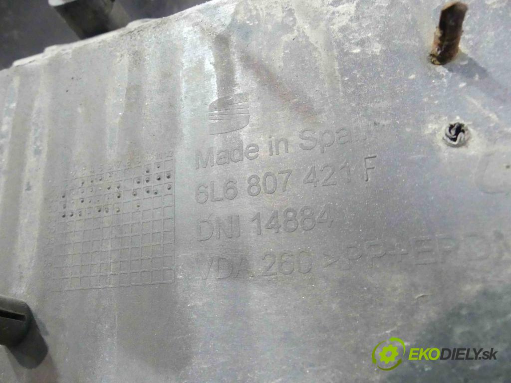 Seat Ibiza III 6L 2002-2008 1.4 16v 75 hp manual 55 kW 1390 cm3 3- nárazník zadní 6L6807421F