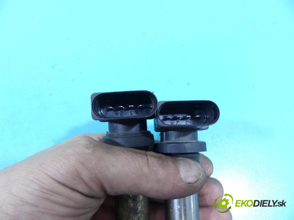 Seat Ibiza III 6L 2002-2008 1.4 16v 75 HP manual 55 kW 1390 cm3 3- cievka zapaľovacia 0040102030 (Zapaľovacie cievky, moduly)