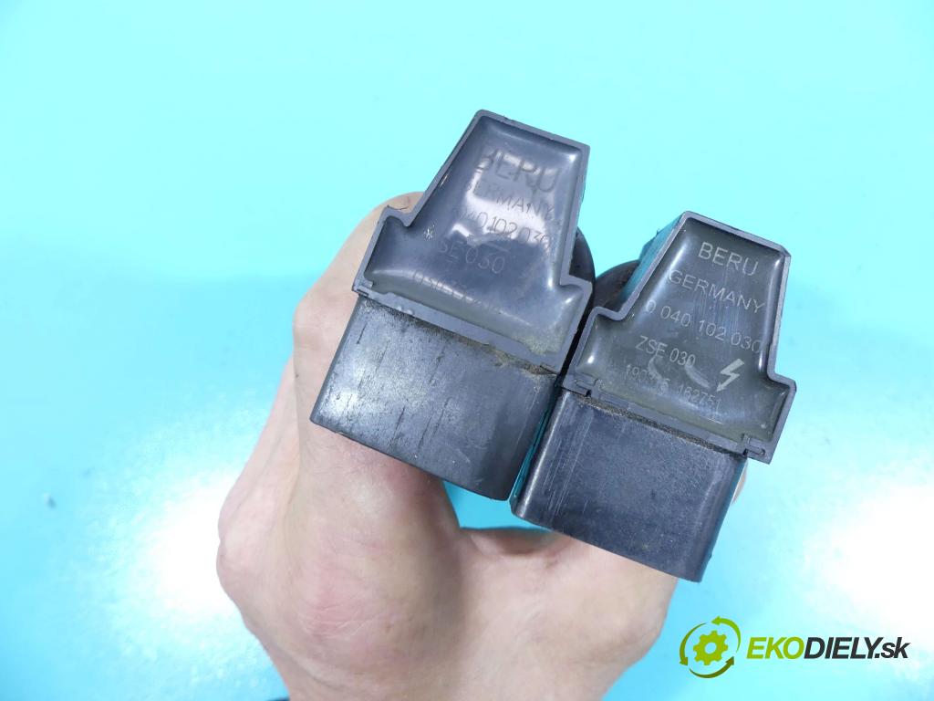 Seat Ibiza III 6L 2002-2008 1.4 16v 75 HP manual 55 kW 1390 cm3 3- cievka zapaľovacia 0040102030 (Zapaľovacie cievky, moduly)