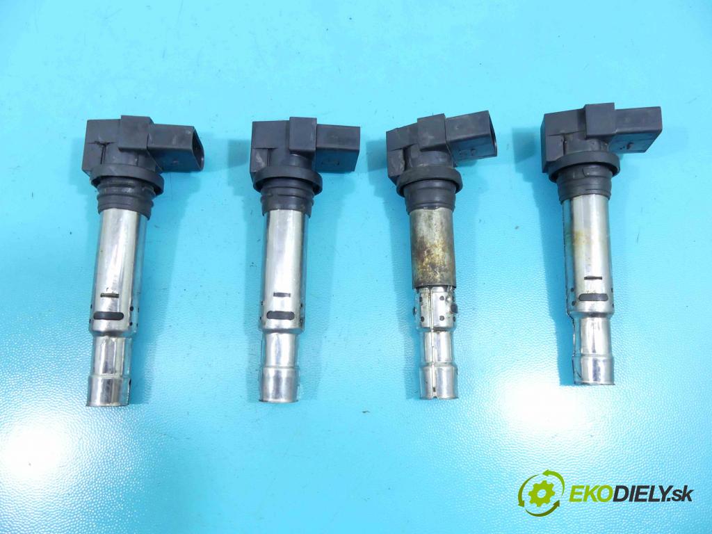 Seat Ibiza III 6L 2002-2008 1.4 16v 75 HP manual 55 kW 1390 cm3 3- cievka zapaľovacia 0040102030 (Zapaľovacie cievky, moduly)