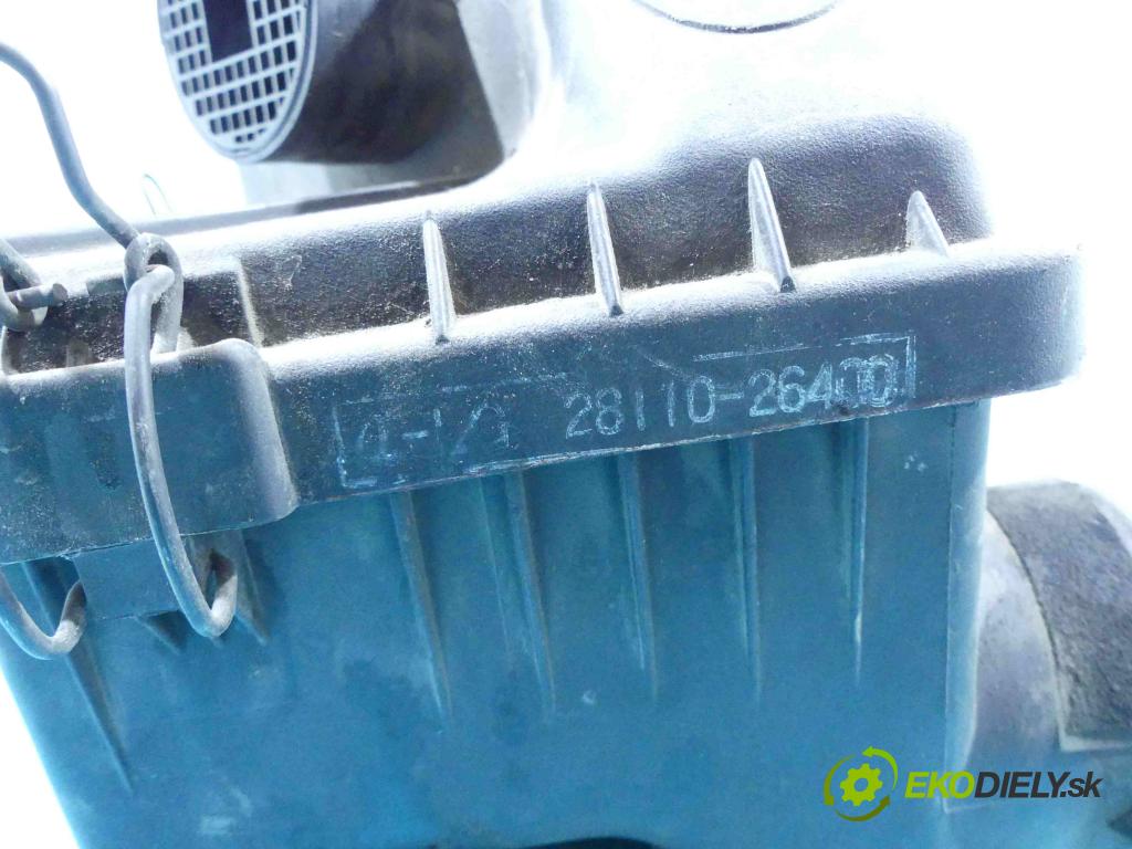 Hyundai Coupe 1.6 16v 107 HP manual 79 kW 1599 cm3 3- obal filtra vzduchu 28110-26400 (Kryty filtrů)