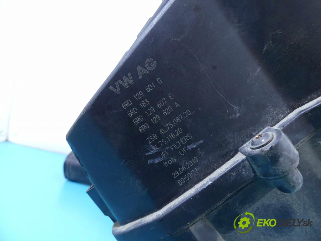 Seat Ibiza IV 6J 2008-2017 1.2 tdi 75 HP manual 55 kW 1199 cm3 3- obal filtra vzduchu 6R0129601G (Obaly filtrov vzduchu)