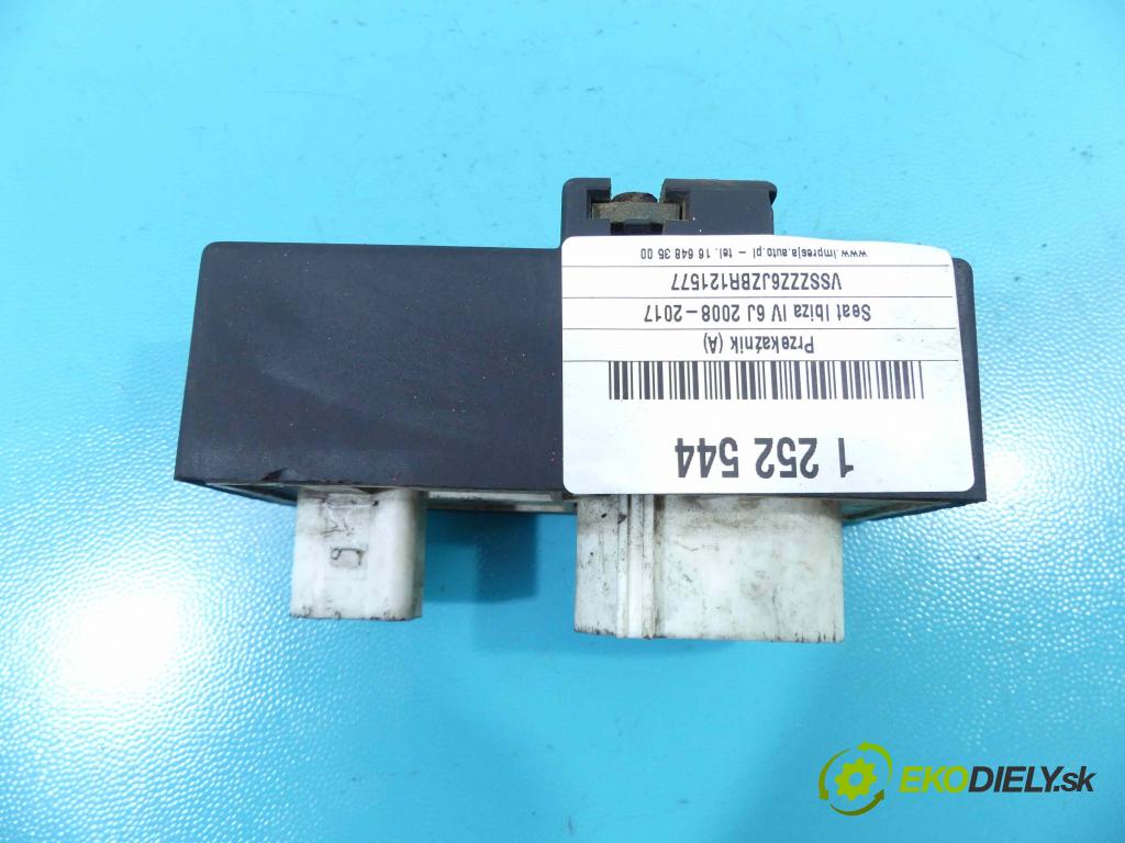 Seat Ibiza IV 6J 2008-2017 1.2 tdi 75 HP manual 55 kW 1199 cm3 3- Relé: 1J0919506M (Relé)