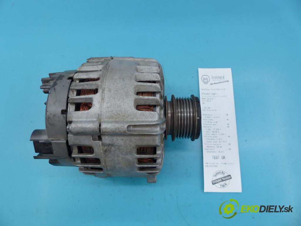 Seat Ibiza IV 6J 2008-2017 1.2 tdi 75 hp manual 55 kW 1199 cm3 3- Alternator 03P903023D (Alternátory)