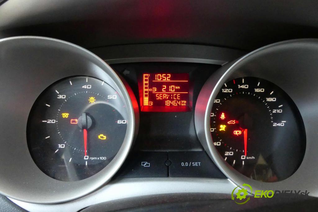 Seat Ibiza IV 6J 2008-2017 1.2 tdi 75 HP manual 55 kW 1199 cm3 3- prístrojovka/ budíky 6J0920802H (Prístrojové dosky, displeje)