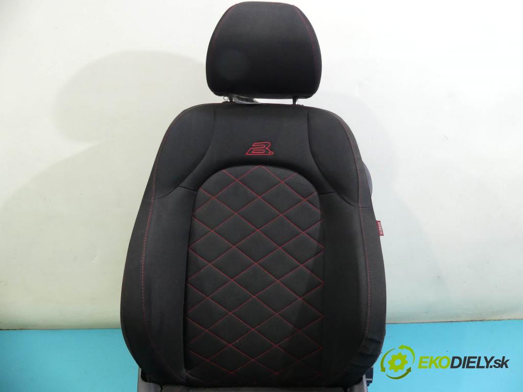 Seat Ibiza IV 6J 2008-2017 1.2 tdi 75 HP manual 55 kW 1199 cm3 3- Sedačka ľavý  (Sedačky, sedadlá)