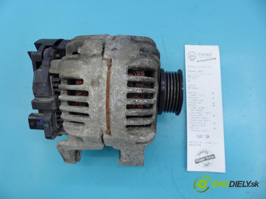 Opel Corsa D 2006-2014 1.2 16v 80 hp manual 59 kW 1229 cm3 5- Alternator 0124325171 (Alternátory)