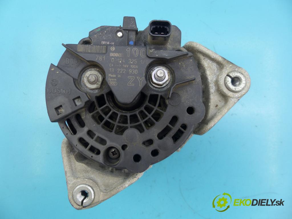 Opel Corsa D 2006-2014 1.2 16v 80 hp manual 59 kW 1229 cm3 5- Alternator 0124325171 (Alternátory)