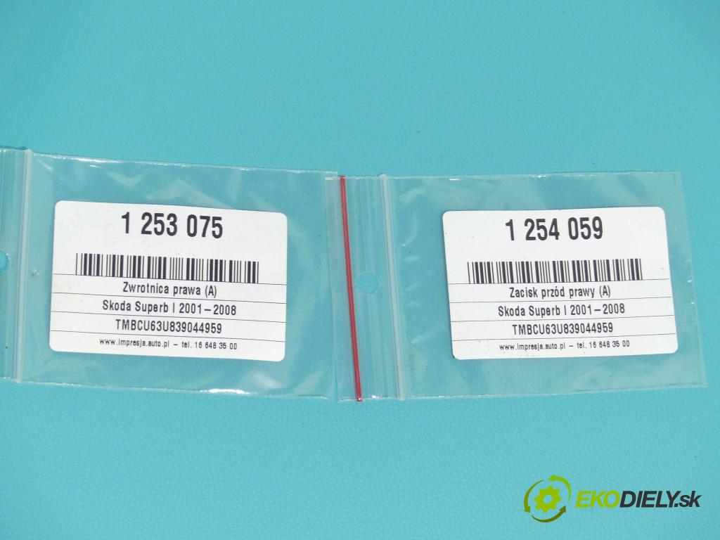 Skoda Superb I 2001-2008 1.9 tdi 131 HP manual 96 kW 1896 cm3 4- náboj pravé  (Náboje)