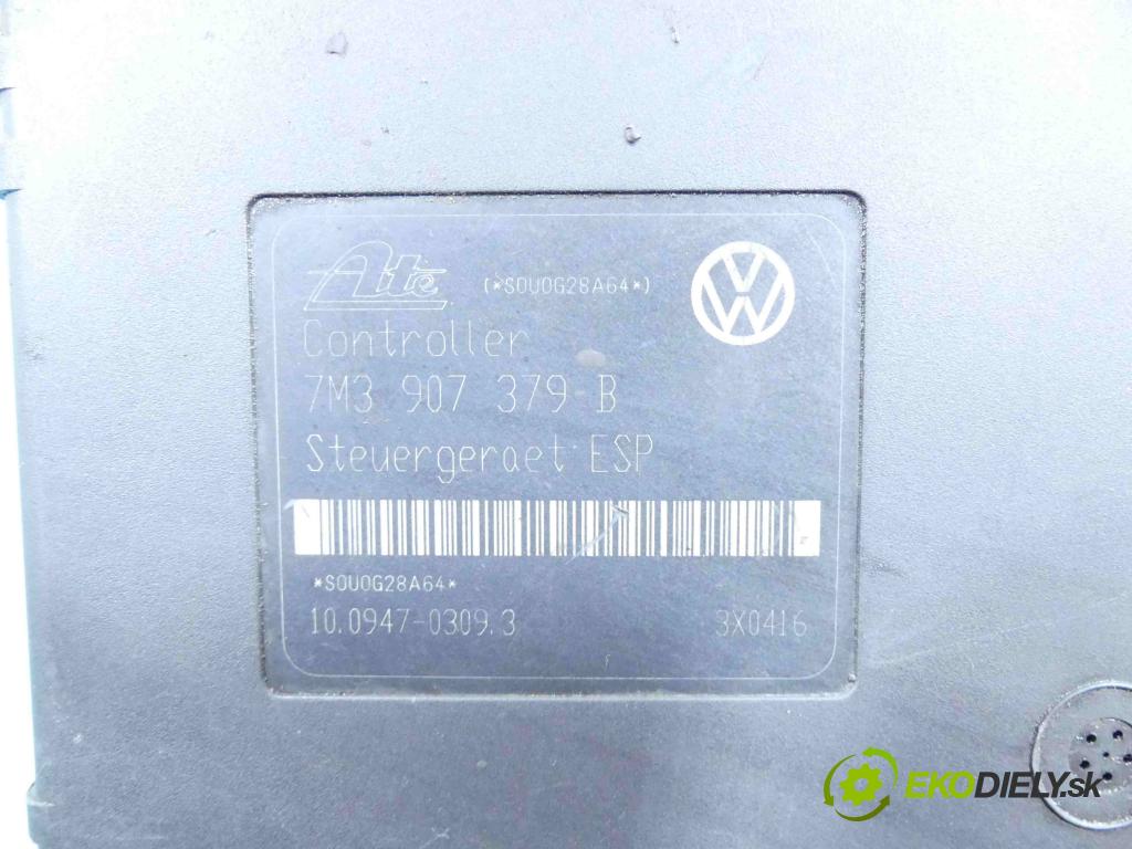 Seat Alhambra I 1996-2010 1.9 tdi 90 HP manual 66 kW 1896 cm3 5- čerpadlo abs 7M3907379B (Pumpy ABS)