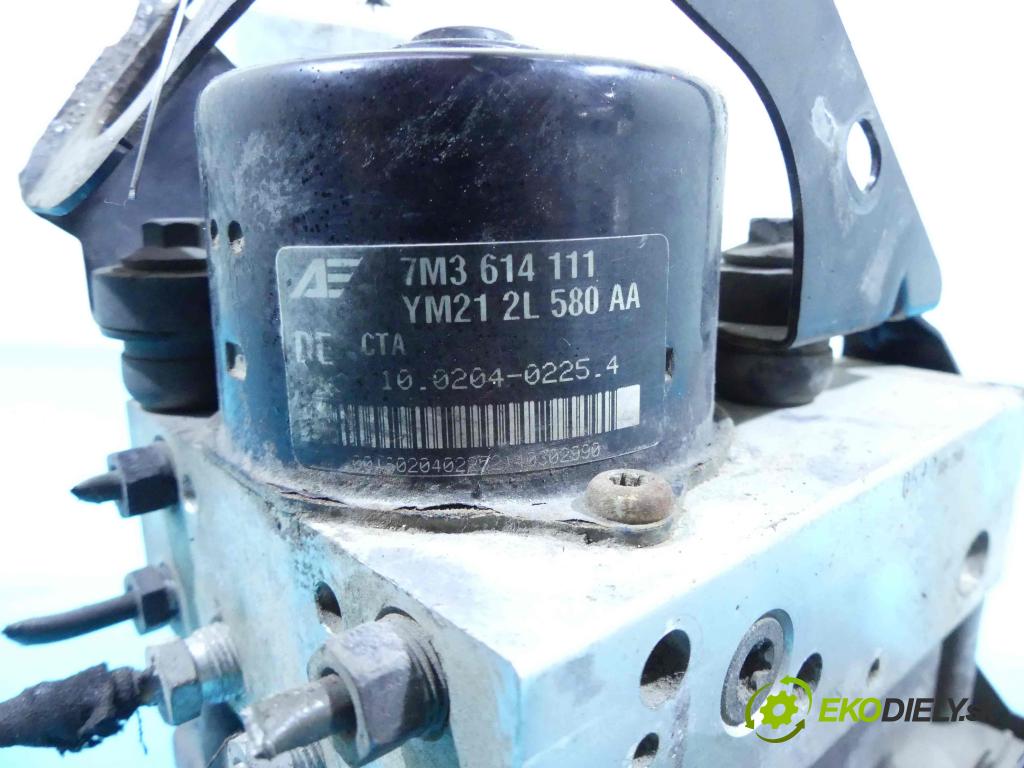 Seat Alhambra I 1996-2010 1.9 tdi 90 HP manual 66 kW 1896 cm3 5- čerpadlo abs 7M3907379B (Pumpy ABS)