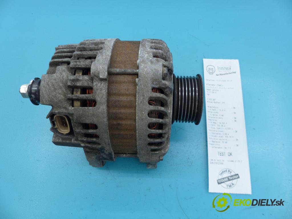 Nissan Qashqai J10 2006-2013 1.6 16v 114 hp manual 84 kW 1598 cm3 5- Alternator 23100 BC00A (Alternátory)