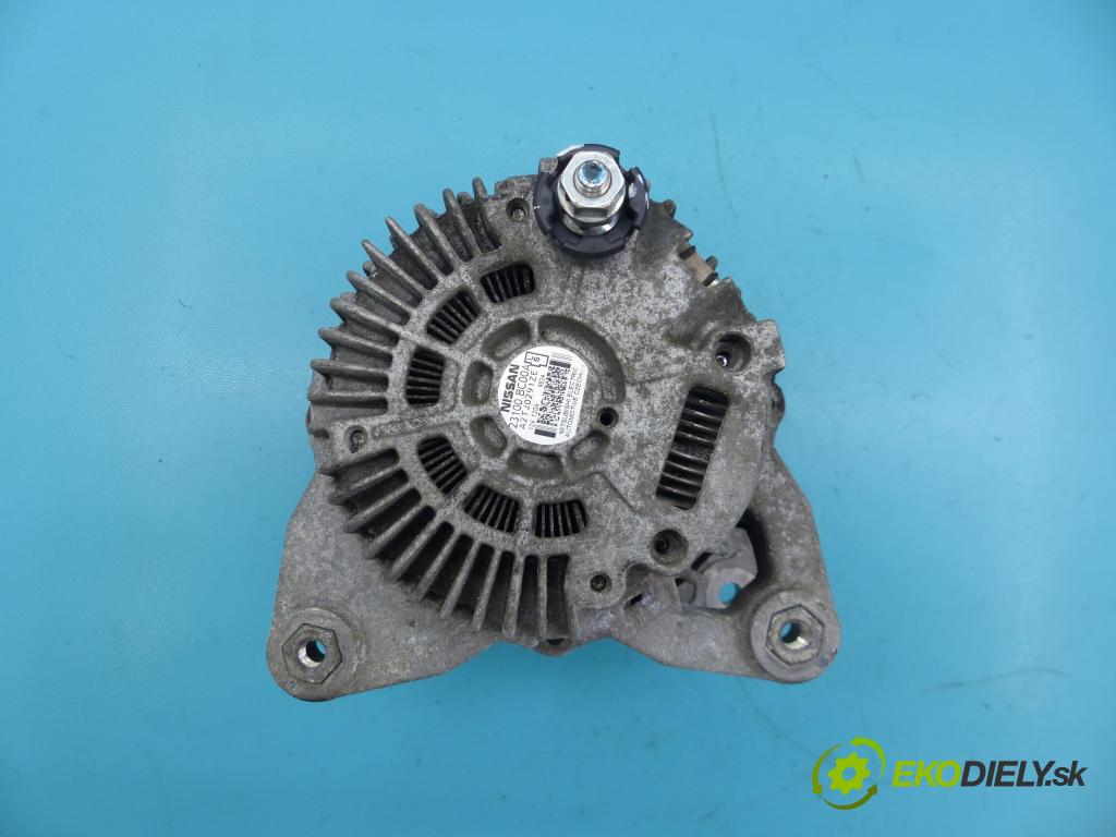Nissan Qashqai J10 2006-2013 1.6 16v 114 hp manual 84 kW 1598 cm3 5- Alternator 23100 BC00A (Alternátory)