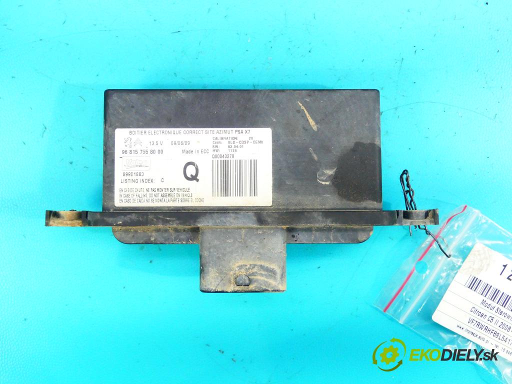 Citroen C5 II 2008-2017 2.0 hdi 140 HP manual 103 kW 1997 cm3 5- modul riadiaca jednotka 9681575580 (Ostatné)