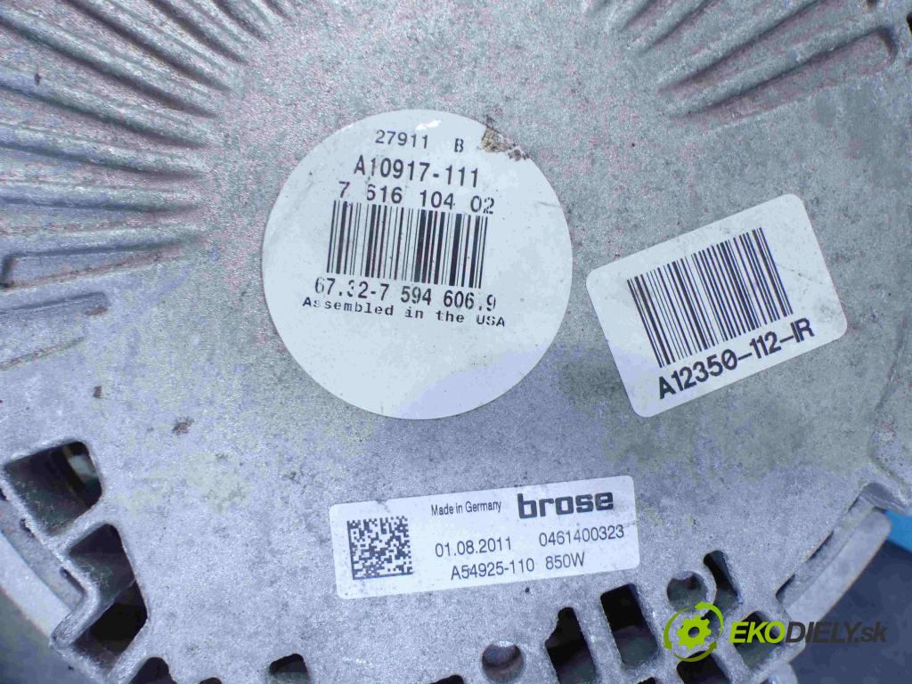 Bmw X5 E70 2006-2013 3.0d 306KM automatic 225 kW 2993 cm3 5- Ventilátor chladiča 761610402
