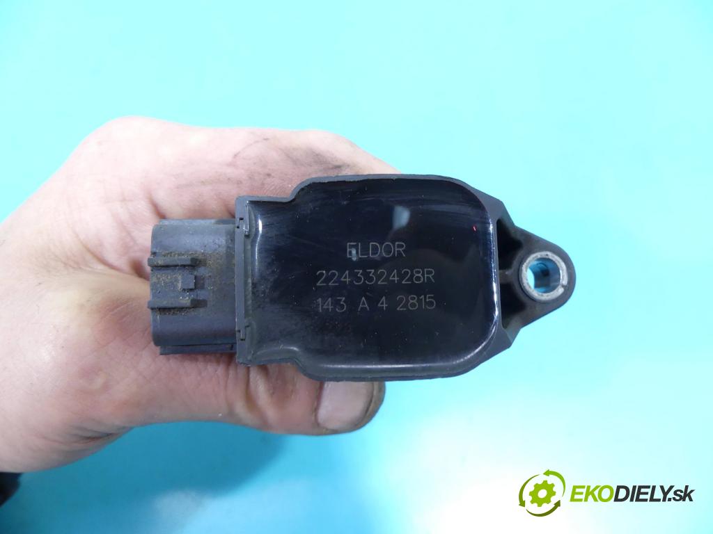 Renault Fluence 1.6 16v 114 HP manual 84 kW 1598 cm3 4- cievka zapaľovacia 224332428R (Zapaľovacie cievky, moduly)