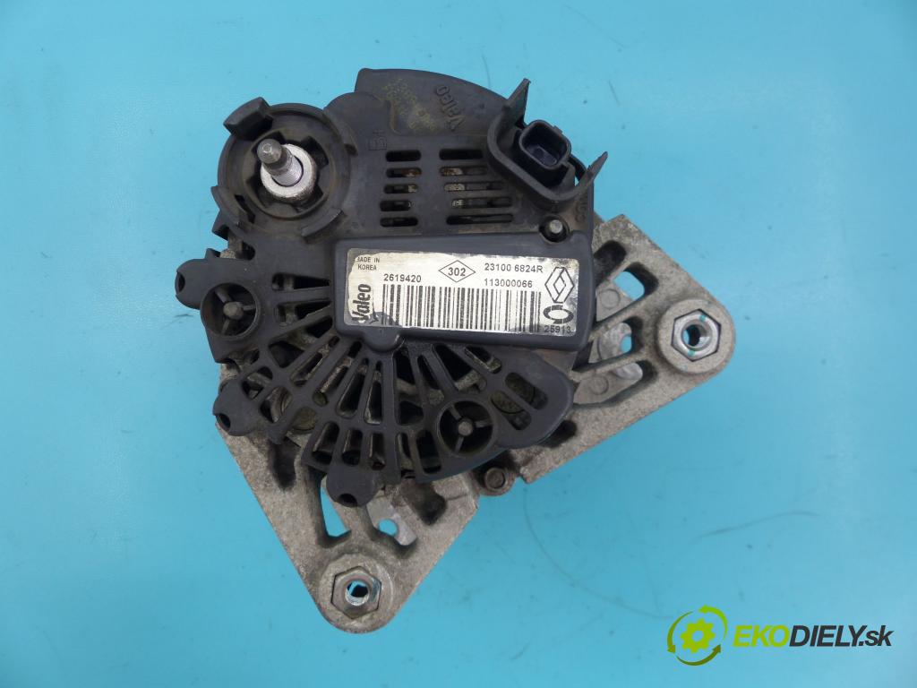 Renault Fluence 1.6 16v 114 hp manual 84 kW 1598 cm3 4- Alternator 23100-6824R (Alternátory)