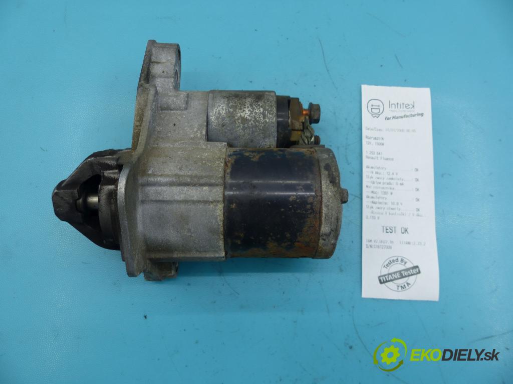 Renault Fluence 1.6 16v 114 HP manual 84 kW 1598 cm3 4- štartér M000T32177 (Štartéry)