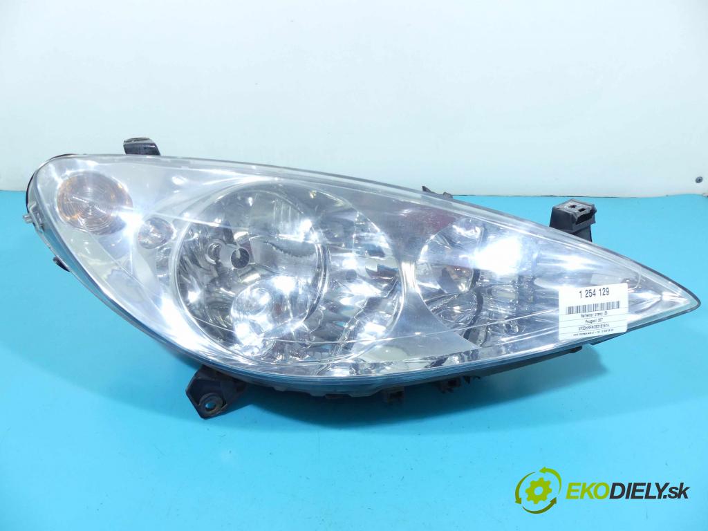 Peugeot 307 2.0 16v 136 HP manual 100 kW 1997 cm3 5- Reflektor: pravý  (Pravé)