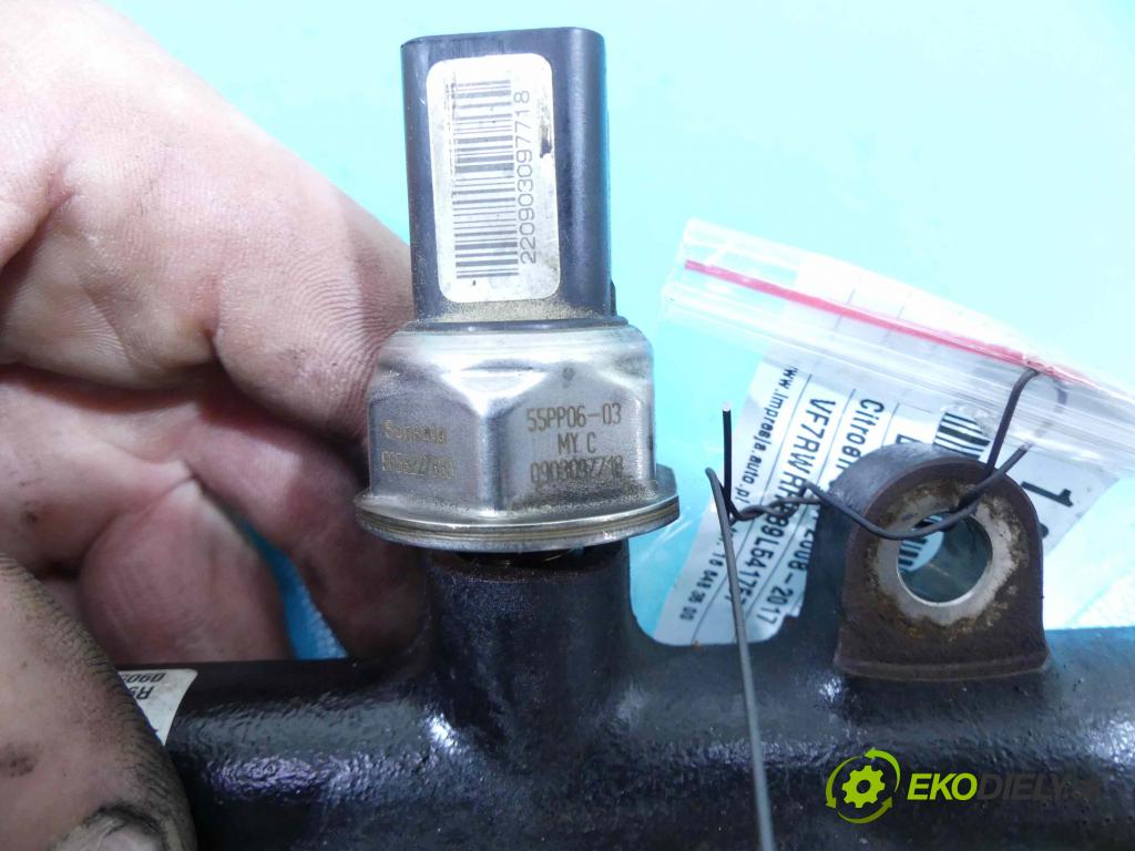 Citroen C5 II 2008-2017 2.0 hdi 140 HP manual 103 kW 1997 cm3 5- lišta vstrekovacia 9656391180 (Vstrekovacie lišty)