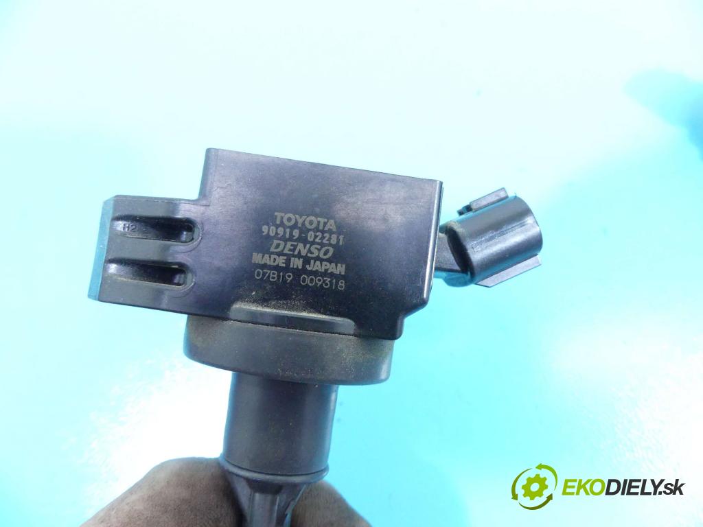 Citroen C1 II 2014-2022 1.0 72 HP manual 53 kW 998 cm3 5- cievka zapaľovacia 90919-02281 (Zapaľovacie cievky, moduly)