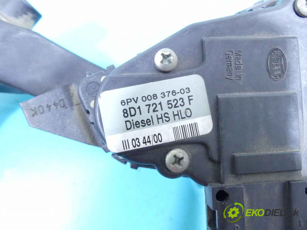 Audi A4 B5 1994-2001 1.9 tdi 116 HP manual 85 kW 1896 cm3 5- pedále 8D1721523F (Pedále)
