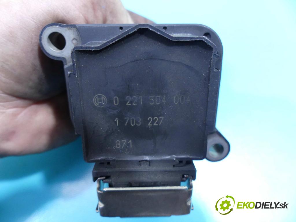 Bmw 3 E46 1998-2007 2.0 24v 150 HP manual 110 kW 1991 cm3 4- cievka zapaľovacia 0221504004 (Zapaľovacie cievky, moduly)