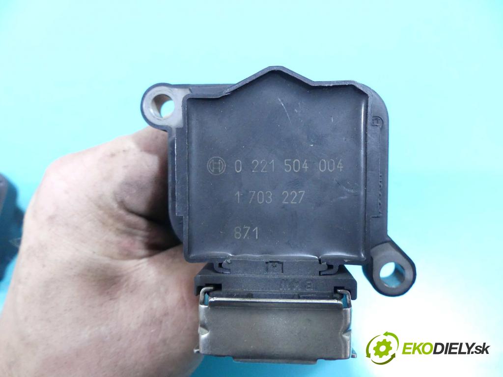 Bmw 3 E46 1998-2007 2.0 24v 150 HP manual 110 kW 1991 cm3 4- cievka zapaľovacia 0221504004 (Zapaľovacie cievky, moduly)