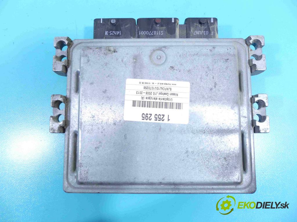 Nissan Qashqai I J10 2006-2013 1.5 dci 106 hp manual 78 kW 1461 cm3 5- řídící jednotka motoru S180033104A