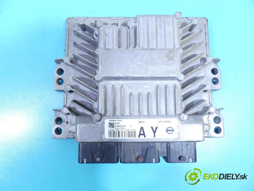Nissan Qashqai I J10 2006-2013 1.5 dci 106 hp manual 78 kW 1461 cm3 5- řídící jednotka motoru S180033104A