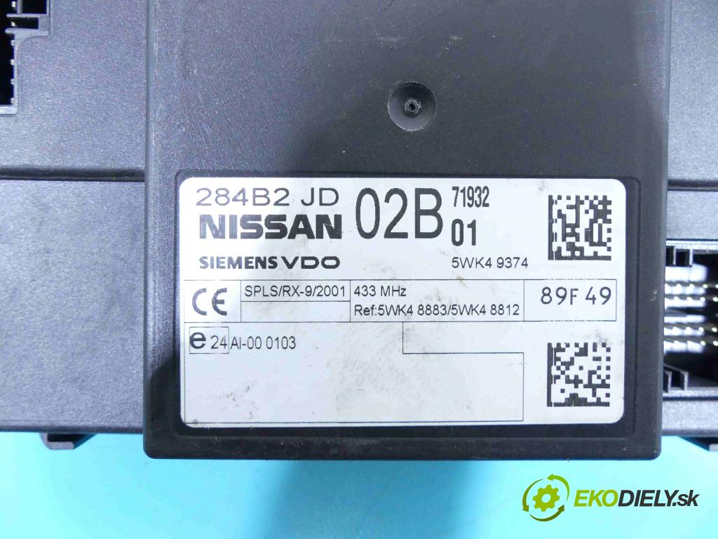 Nissan Qashqai J10 2006-2013 1.5 dci 106 HP manual 78 kW 1461 cm3 5- modul riadiaca jednotka 5WK49374 (Ostatné)