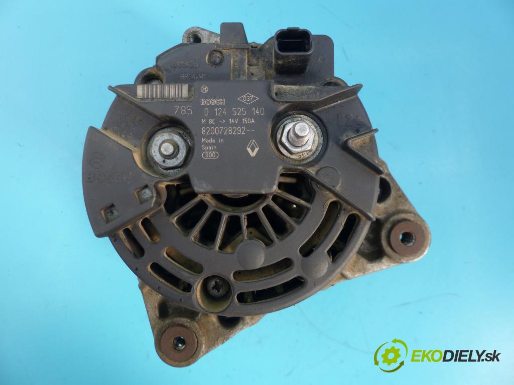 Nissan Qashqai J10 2006-2013 1.5 dci 106 hp manual 78 kW 1461 cm3 5- Alternator 0124525140 (Alternátory)
