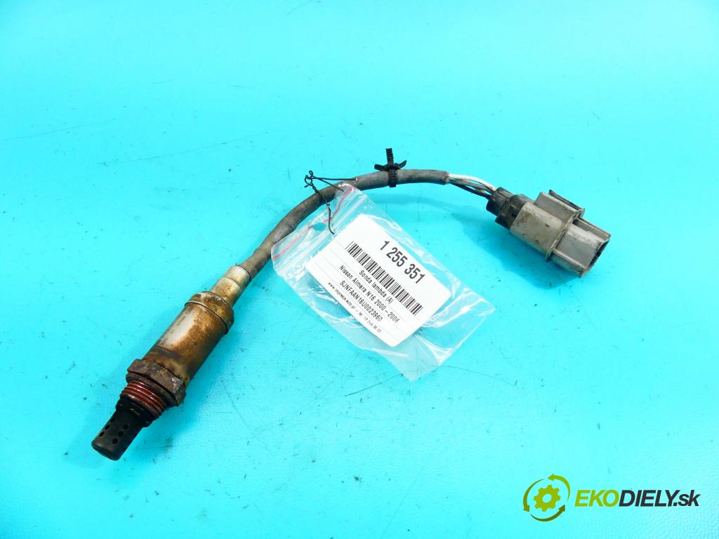 Nissan Almera N16 2000-2006 1.5 16v 90 HP manual 66 kW 1498 cm3 5- Sonda lambda 0258005226/227 (Lambda sondy)