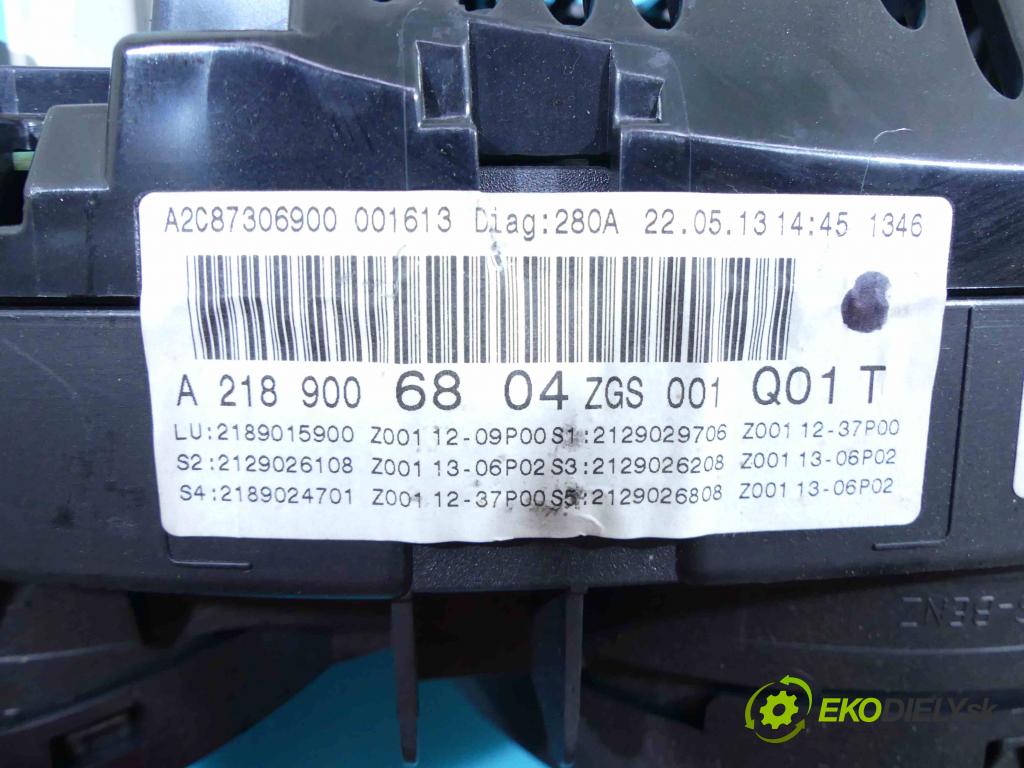 Mercedes CLS II C218 2010-2018 3.0 cdi 265KM automatic 195 kW 2987 cm3 4- prístrojovka/ budíky A2C53435189 (Prístrojové dosky, displeje)
