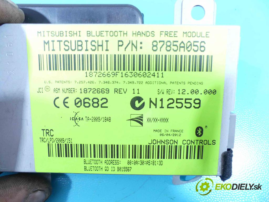 Mitsubishi Outlander III 2012-2022 2.0 16v 150 HP automatic 110 kW 1998 cm3 5- modul riadiaca jednotka 8785A056 (Ostatné)