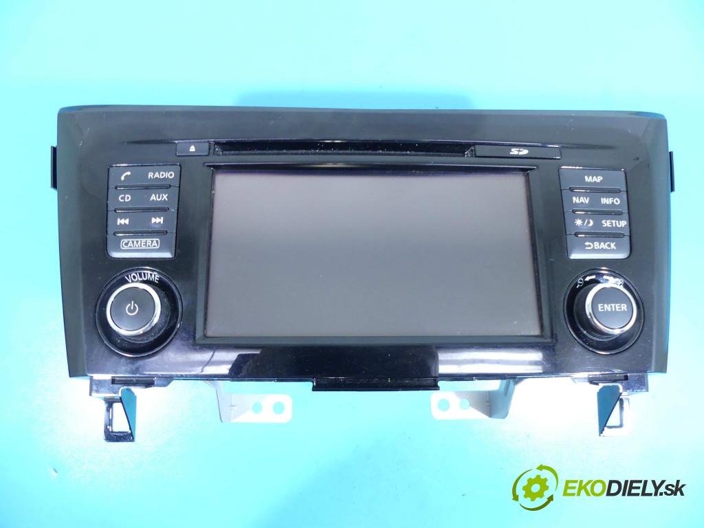 Nissan X-trail III T32 2013-2021 1.6 dci 131 HP manual 96 kW 1598 cm3 5- Radio továreň: 7513750235