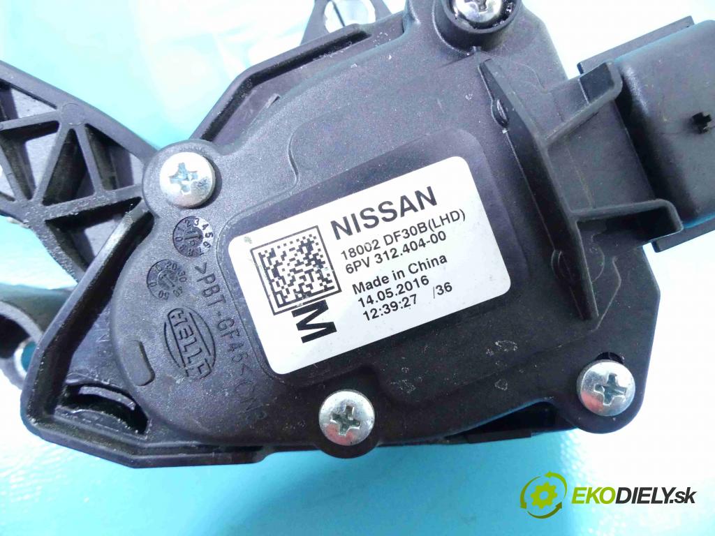 Nissan X-trail III T32 2013-2021 1.6 dci 131 HP manual 96 kW 1598 cm3 5- pedále 6PV312404-00 (Pedále)