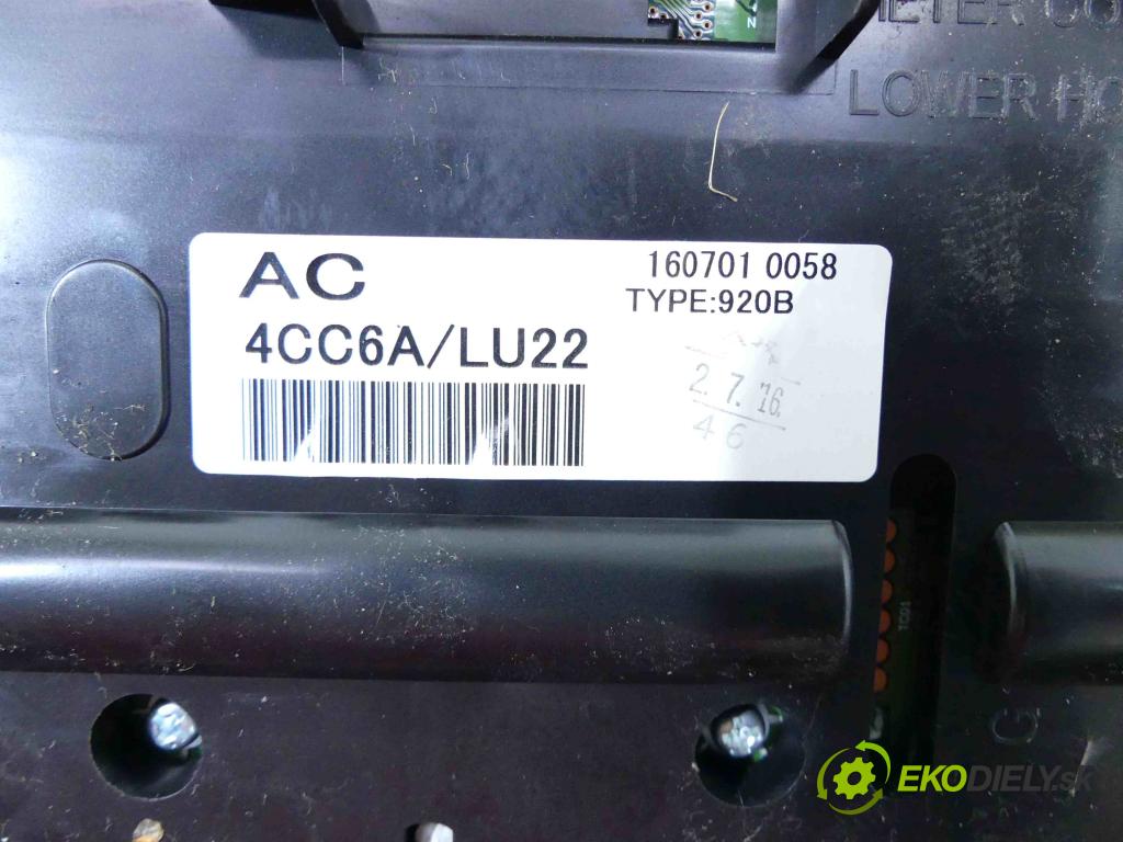 Nissan X-trail III T32 2013-2021 1.6 dci 131 HP manual 96 kW 1598 cm3 5- prístrojovka/ budíky 1607010058 (Prístrojové dosky, displeje)