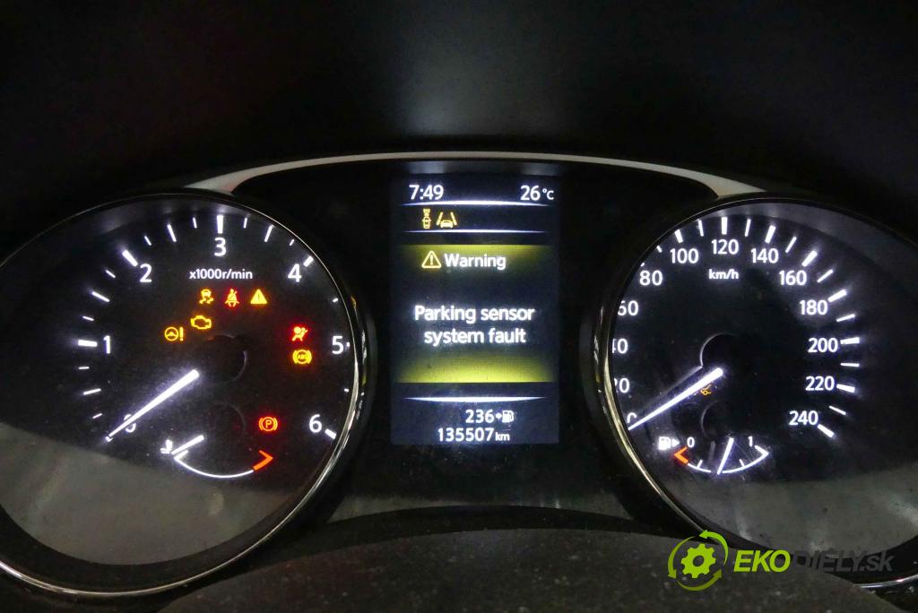 Nissan X-trail III T32 2013-2021 1.6 dci 131 HP manual 96 kW 1598 cm3 5- prístrojovka/ budíky 1607010058 (Prístrojové dosky, displeje)