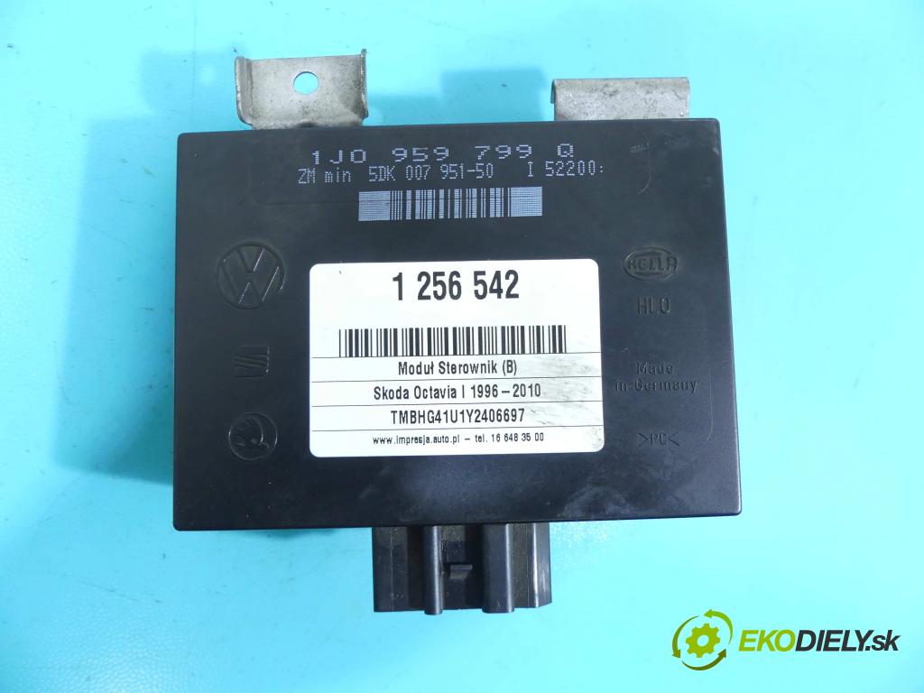 Skoda Octavia I 1996-2010 1.9 tdi 90 HP manual 66 kW 1896 cm3 5- modul riadiaca jednotka 1J0959799Q (Ostatné)