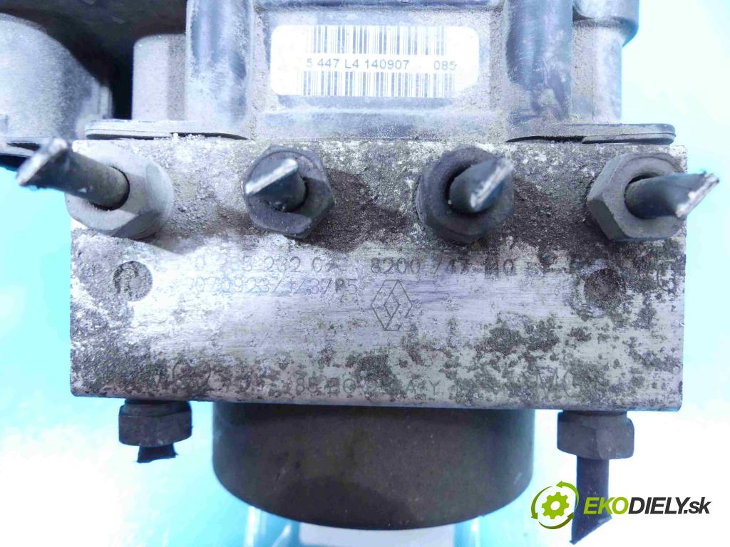 Renault Clio III 2005-2012 1,2.0 16v 75 HP manual 55 kW 1149 cm3 5- čerpadlo abs 0265800559 (Pumpy ABS)
