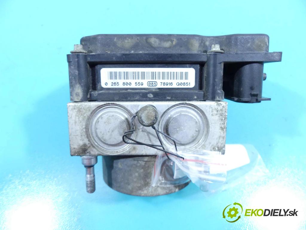 Renault Clio III 2005-2012 1,2.0 16v 75 HP manual 55 kW 1149 cm3 5- čerpadlo abs 0265800559 (Pumpy ABS)
