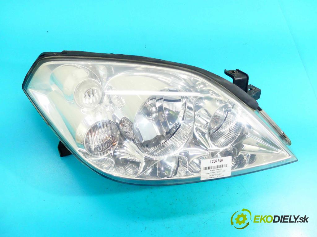 Nissan Primera P12 2001-2007 1.8 16v 116 HP manual 85 kW 1769 cm3 5- Reflektor: pravý  (Pravé)